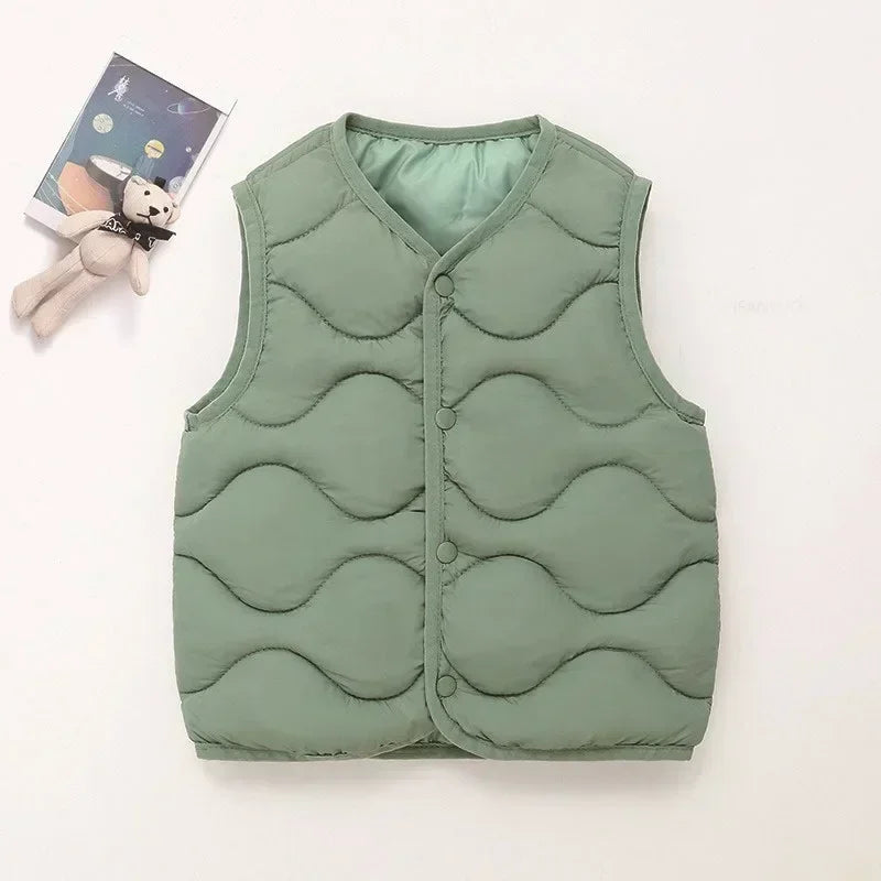 Kids Winter Vest – Warm Outdoor Padded Waistcoat