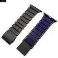 URVOI Stratos Band for Apple Watch Ultra 3 2 Series 11 10 9 8 SE3 Titanium Silicone Strap Magnet Clasp Bracelet DLC Coating 49mm