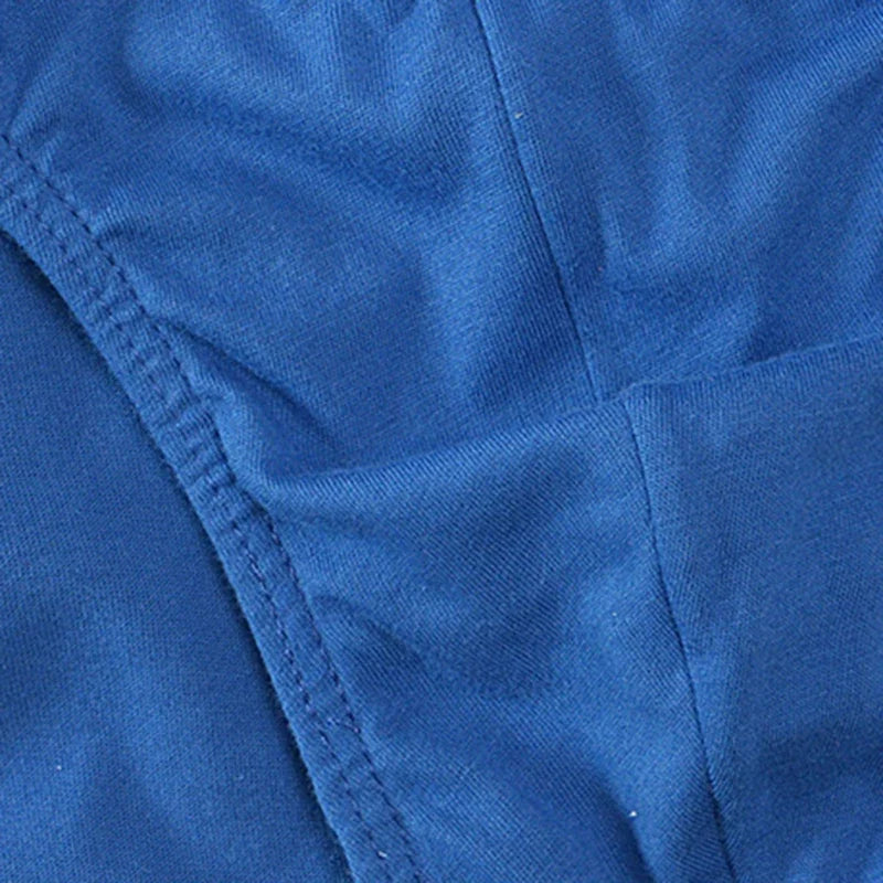 5Pcs Random Color Men's 100% Cotton Breathable Briefs Comfortable Male Underwear Lingerie Sexy Elastic Panties Underpants