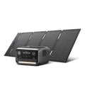 Portable Power Station,1200W AC&45W Solar Panel,Outdoor Travel,286Wh LiFePO4 Battery, Custom