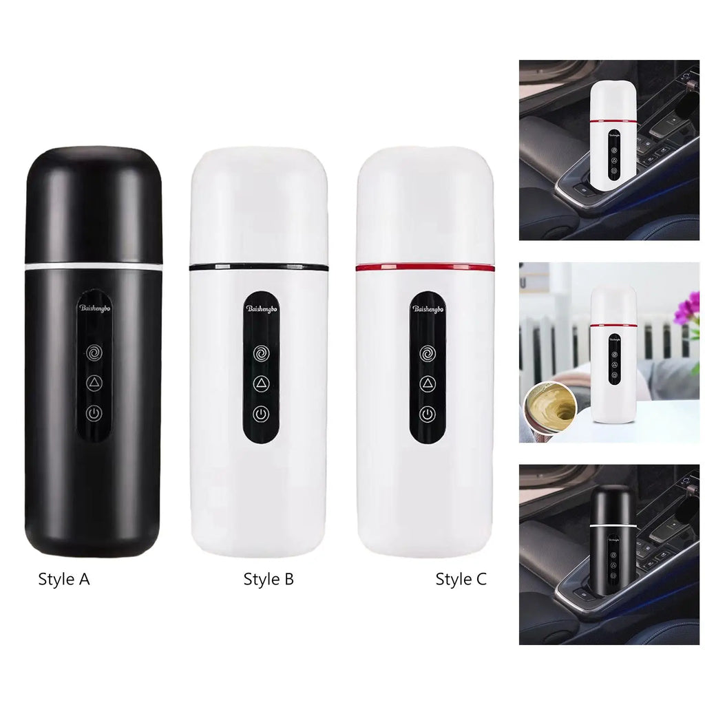 Car Heating Cup 420ml Fast Boiling Bottle Smart Heating Quick Heating Keep Milk Warm Car Heated Mug for Hot Tea Coffee Milk