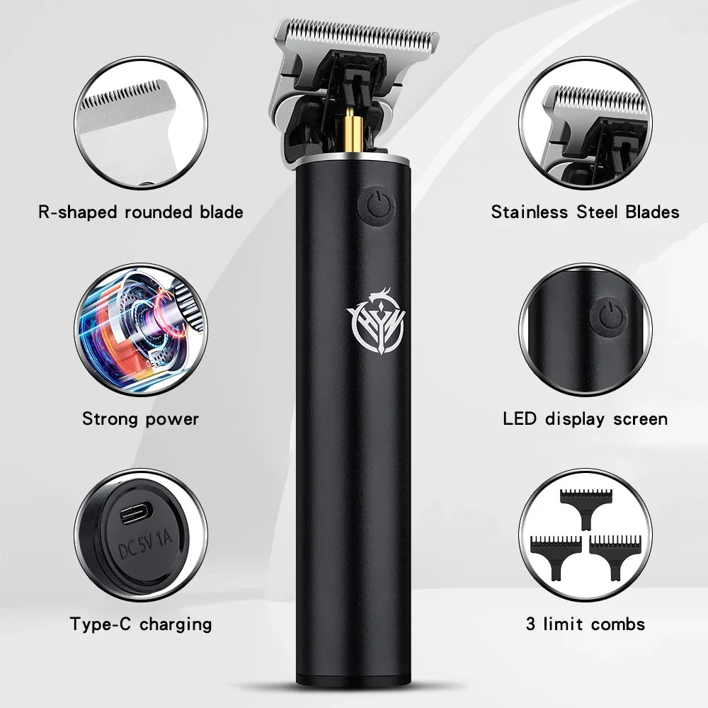 hiena Clipper Electric Hair Trimmer for men Electric shaver professional Men's Hair cutting machine Wireless barber trimmer