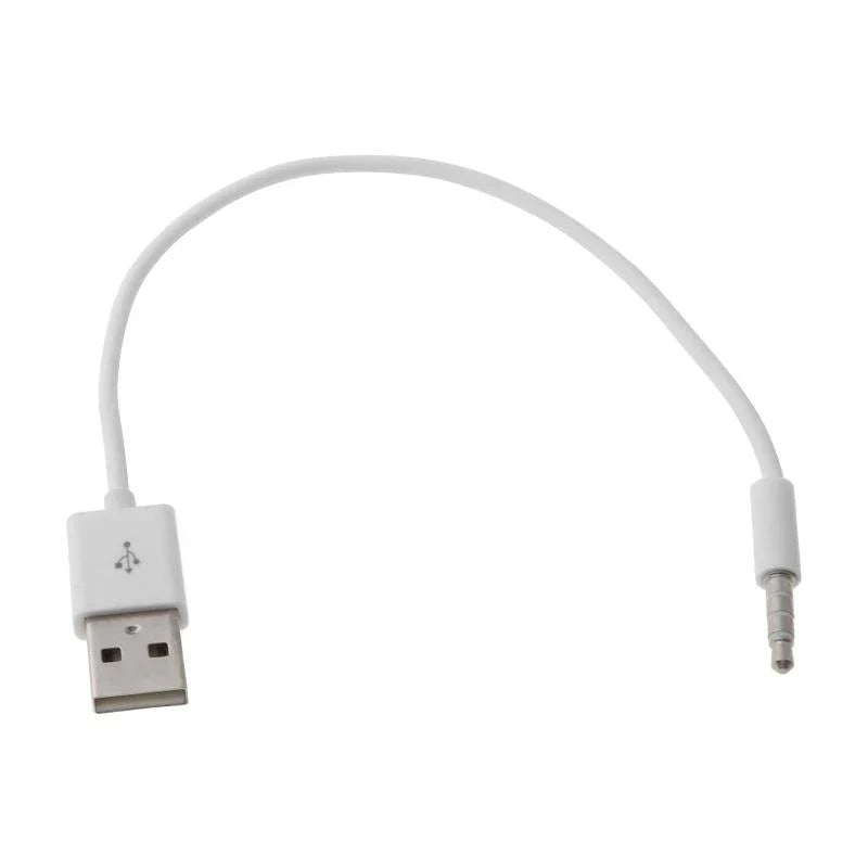 USB 3.5mm Data Sync Charging Cable Adapter for Apple iPod Shuffle 2nd #221
