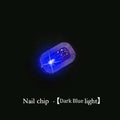 5pcs NFC Flash Nail Sticker LED Bare Chip Intelligent Luminous Nail Lamp Glow in the Dark Nail Stickers Enhancement Manicure