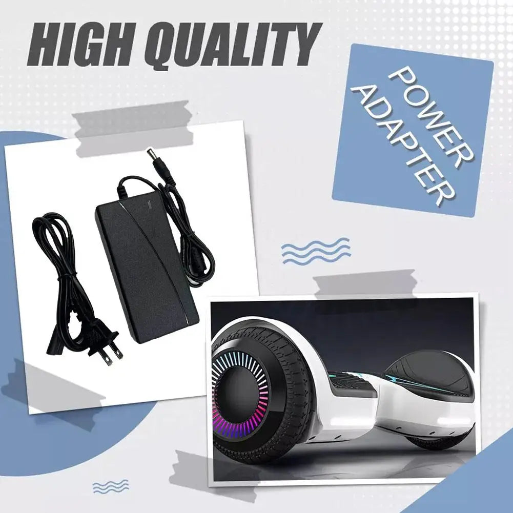 1 Piece 42V 2A Balance Car Charger 36V Lithium Battery Charging