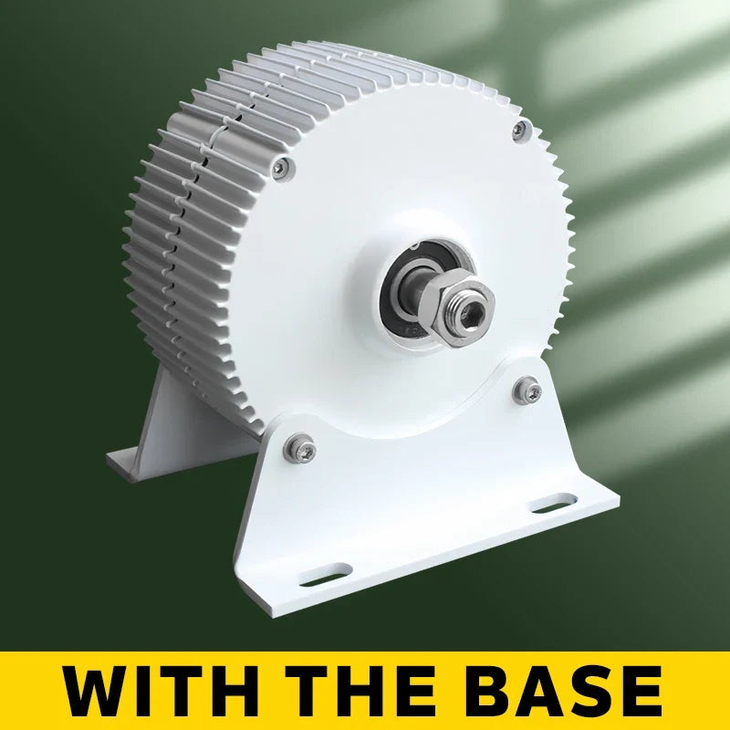 1000W Three Phase Permanent Magnet Synchronous Generator 12V 24V 48V Low Speed Direct Drive Wind Turbine Alternator CE Certified