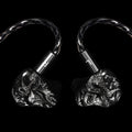 Vzonis Resin 3D Printed 10MM Dual Dynamic Driver HiFi IEM In Ear Earphones High-Resolution Monitoring Fever Music Headphones