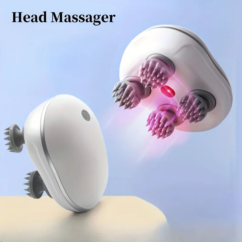 Whole body deep muscle massager, electric head massager