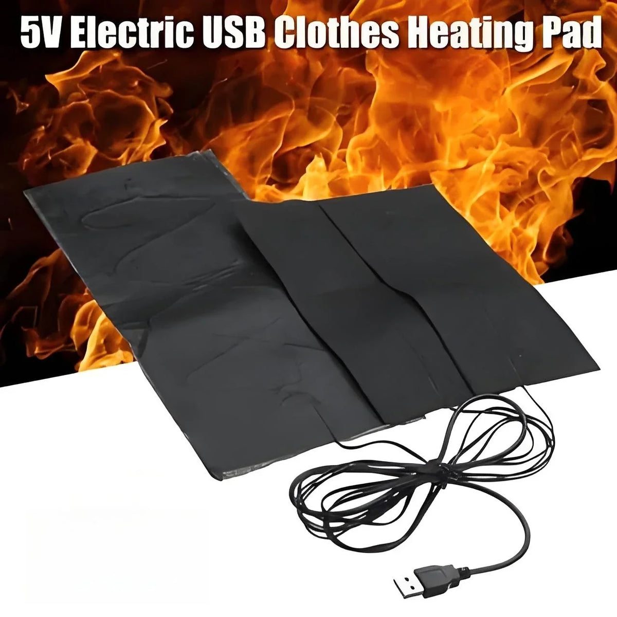 5V Temperature USB High Temperature Heater – Carbon Fiber Far Infrared Heater, Waist & Knee Pad Electric Heater 50℃-60℃