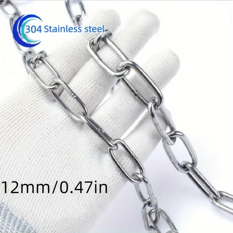 Chain, Hanging Chain, Lifting Chain, Clothes Drying Chain, Guardrail Anti-theft Chain, Stainless Steel Dog Chain