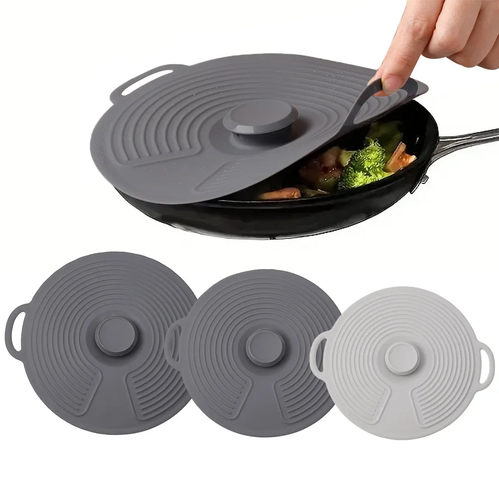 Silicone Bowl LIDS, Microwave Splash LIDS, reusable heat-resistant LIDS, suitable for POTS, frying pans, safe for refrigerators