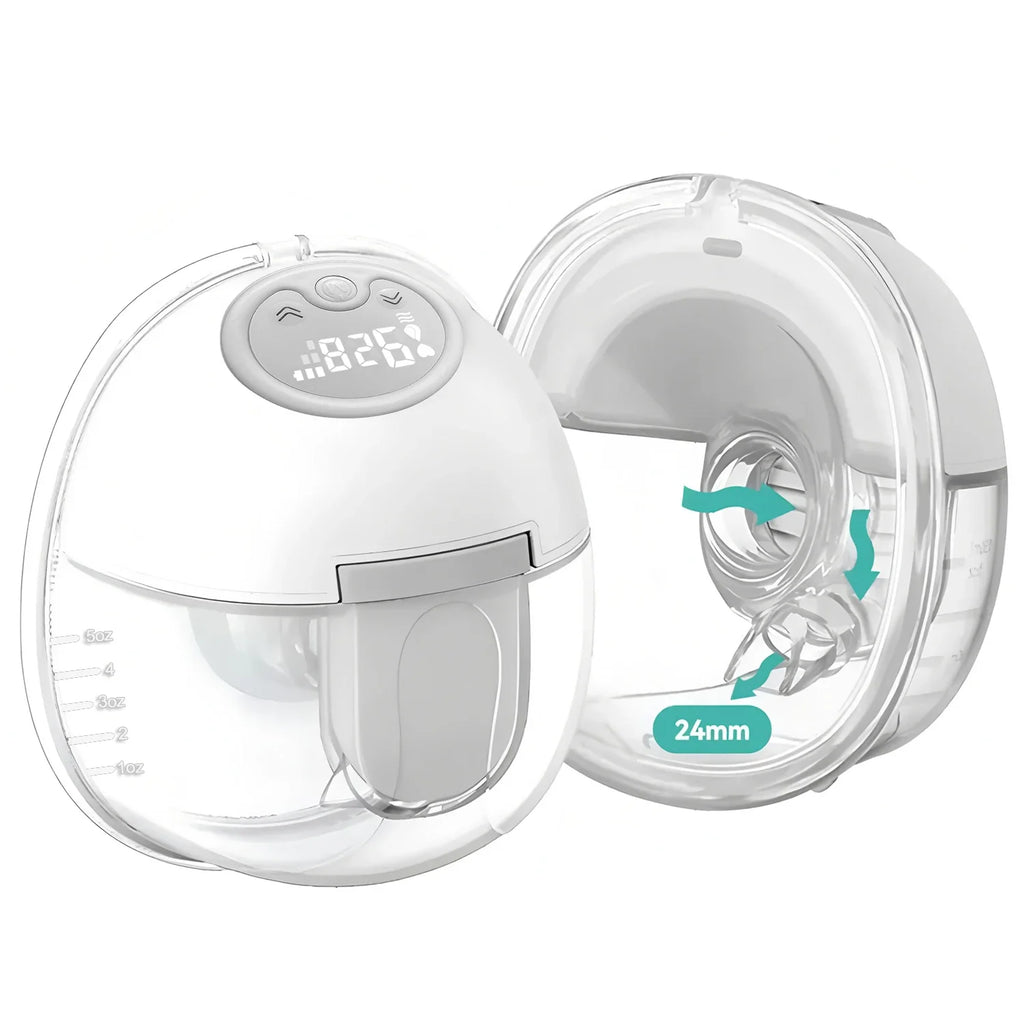 Soft Silicone Integrated Collector Wearable Breast Pump Rechargeable Portable Smart Electric Pump