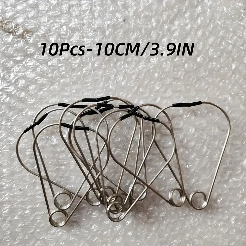10pcs Metal Clamps for Acupressure Massage Tool for Reflexology of Hands And Feet Featuring for Muscle Full Body Use Health Care