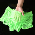 Sexy Wet Transparent Underwear For Men Pantiess Thin Solid Color Shorts Trunks Man Shorts And Underpants