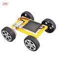DIY Mini Solar Car Assembly Kit STEM Physics Science Experiment Educational Tech Toy Kids School Learning Project Birthday Gift