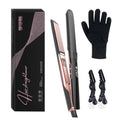 Hair Straightener Curler 500°F Professional Hair Flat Iron For Salon Styling Tools Keratin Treatment Dual Voltage LCD Display