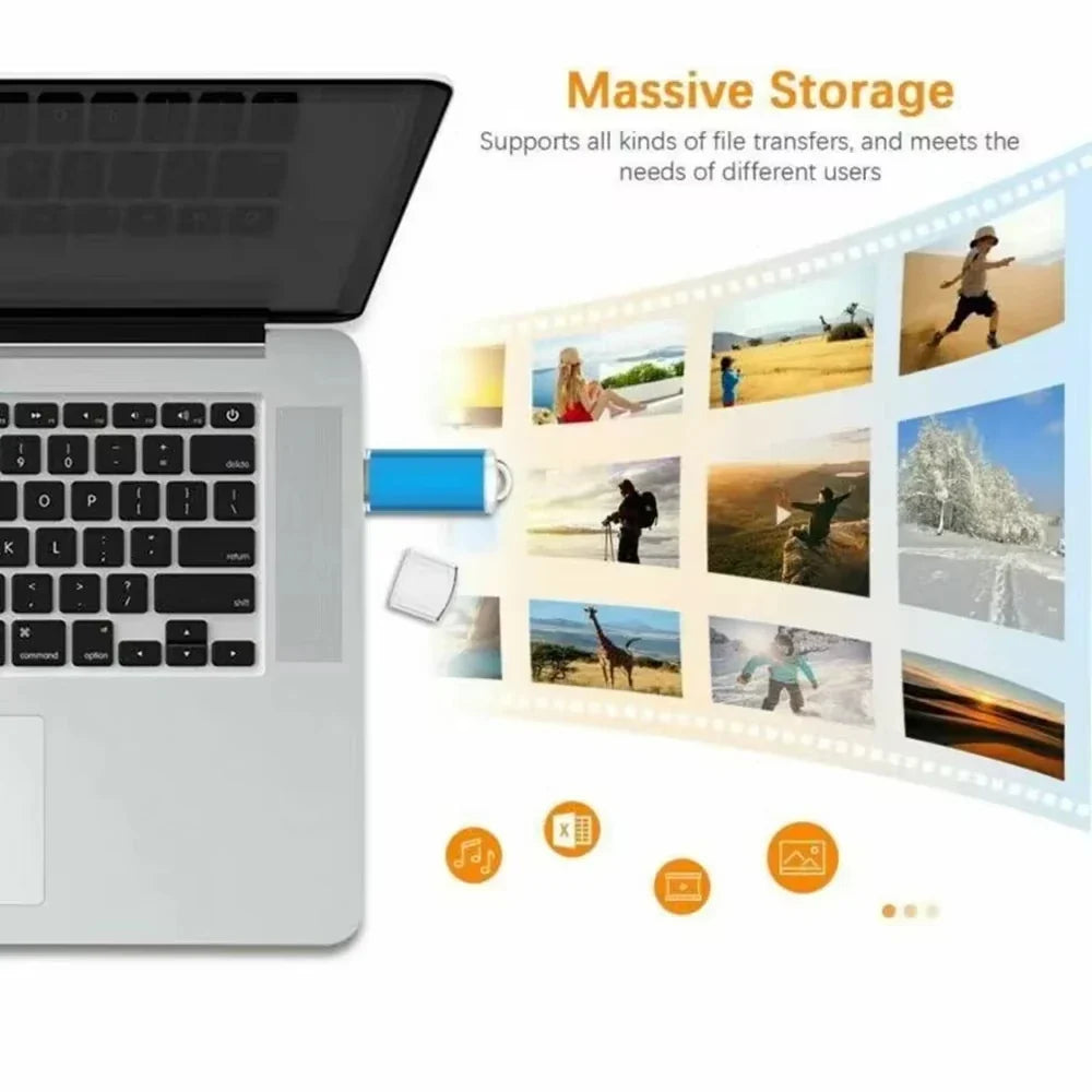Lenovo 16TB 2 In 1 OTG USB Flash Drive 3.0 Type C 8TB 2TB Pendrive For iPhone Samsung Huawei Xiaomi Android Laptop Memory Stick