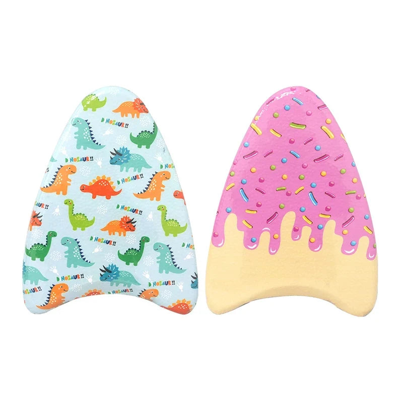 2 Colors Animal Print Floating Board Swimming Training Kick Board for Kids Adults Water Pool Accessories