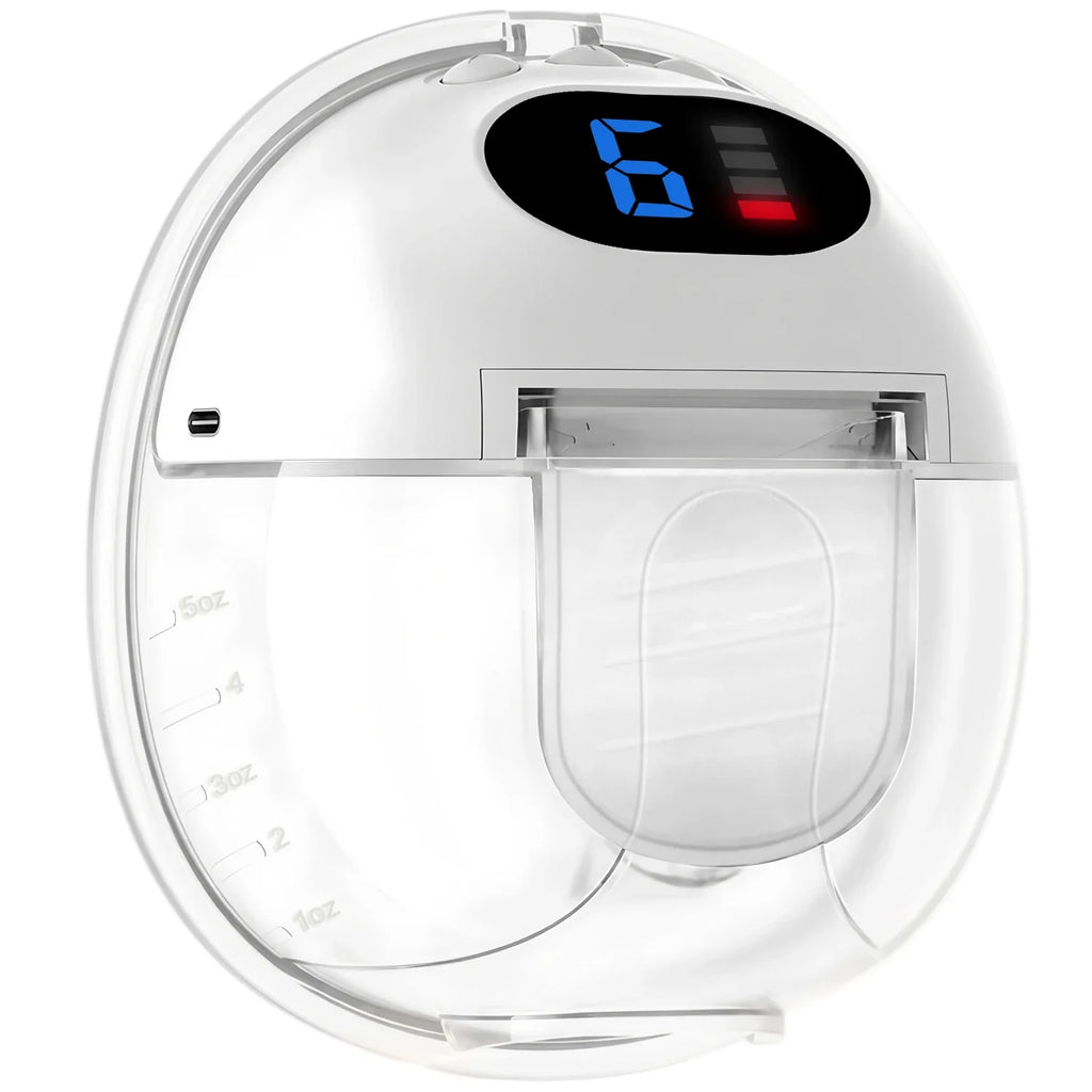 New Upgraded Hands-Free Wearable Wireless Electric Breast Pump,Portable Breast Massager for Lactation,BPA-Free Breastfeeding Pum