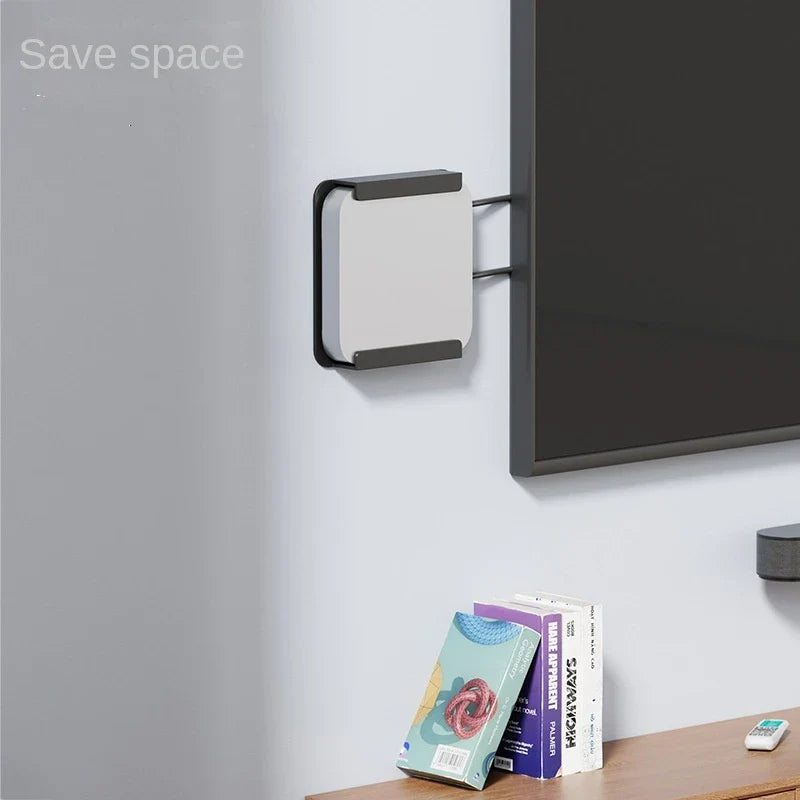Aluminum Alloy Desktop Bracket for Mac Mini Protective Case Cooling Vertical Stand Holder Wall Mounted/Table Bottom Stander