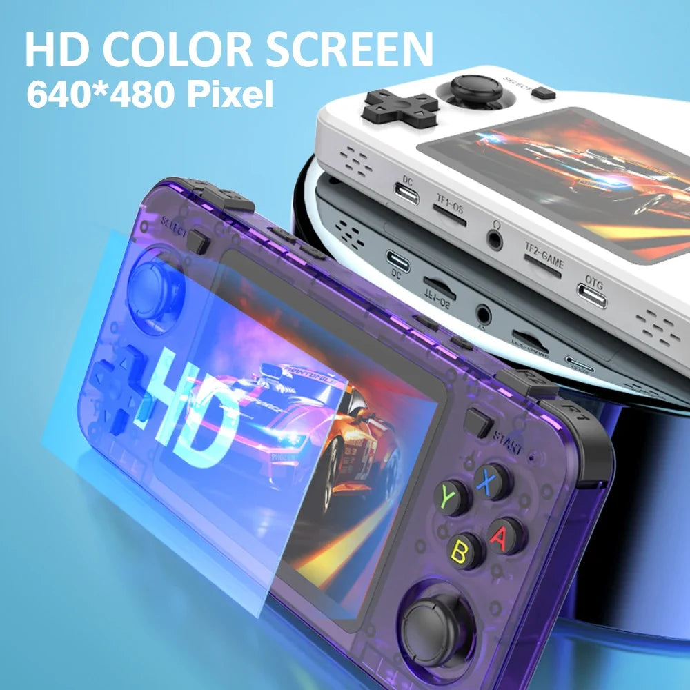 BOYHOM New R-36H Retro Handheld Console Open-Source Linux System Classic Game Consoles 3.5 inch IPS Screen Portable Video Player
