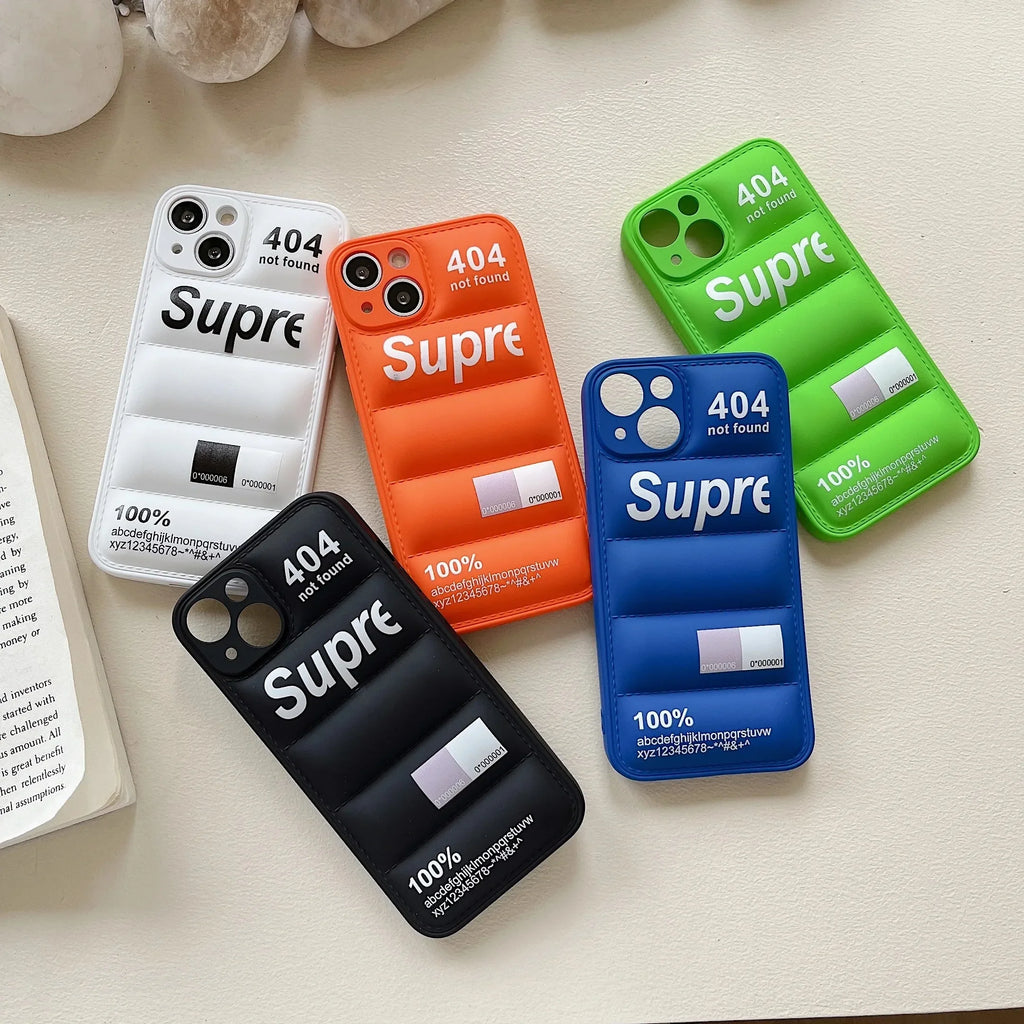 Jacket Puffer Case for iPhone 17 Pro Max 16 15 14 Plus 13 12 11 XR - Original Silicone Cover