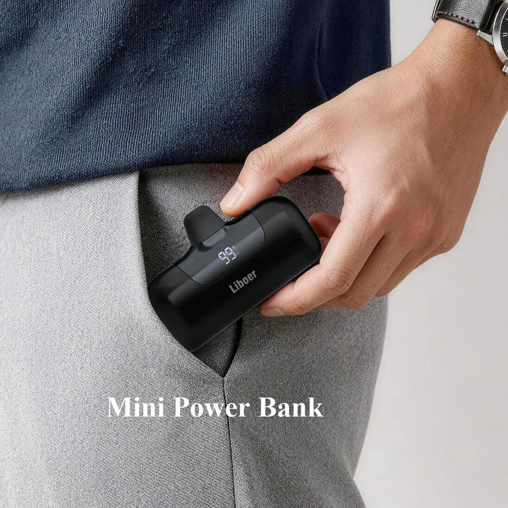Portable Charger 5000mAh Fast Charging Mini Power Bank Type C for HUAWEI iPhone Samsung Xiaomi Redmi External Battery Powerbank