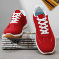 Men's Shoes, Spring and Autumn Trendy Shoes, New Cross-Border Models, White, Black, Red Sports Shoes, Soft-Soled, Breathable, Men's Low-Top Versatile Casual Shoes