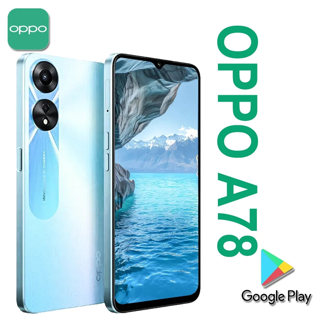 OPPO A78 5G/dual sim original smart phone 6.56-inch LCD water drop screen rear camera pixel 50MP+2MP memory and storage: 8GB+256