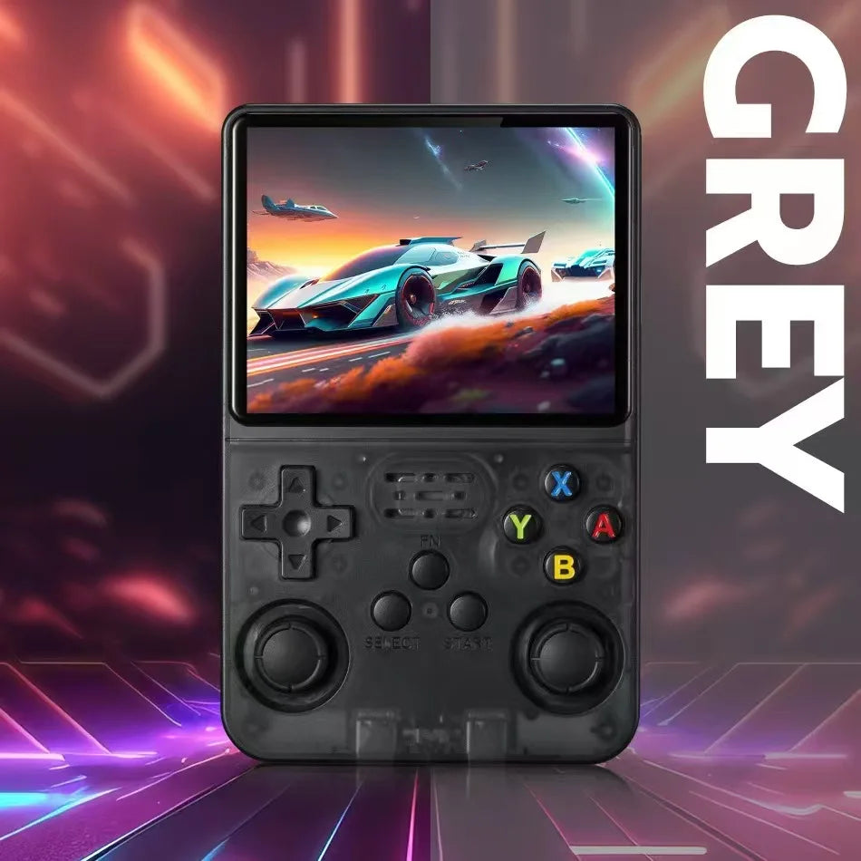 Open Source R36S Retro Handheld Game Console, Linux System, 3.5" IPS Screen, Portable Pocket Video Player, 64GB Preloaded Games