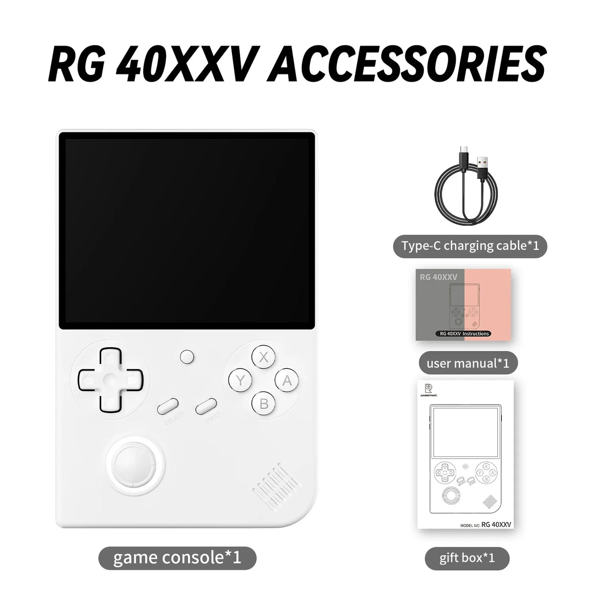 ANBERNIC RG40XXV & RG35XX Plus Retro Handheld Game Console 640*480 IPS Screen Linux 64-bit 5000Games Support WIFI,Bluetooth,HDMI