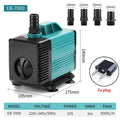 Small Adjustable Flow Rate Submersible Pump Fish Tank Aquarium Circulating Pump Bottom Filter Silent Suction Manure Change Pump