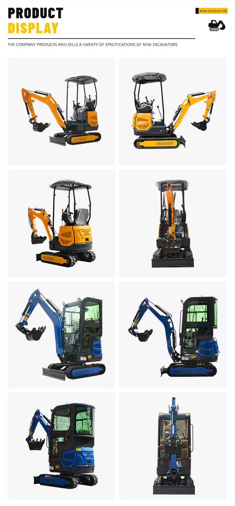 1.8 Ton Mini Excavator – CE-Certified Diesel Compact Digger
