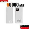 Lenovo 500000mAh CCC Power Bank Portable Large Capacity 140W Super Fast Charging Battery Charger for Xiaomi iPhone 2027NEW