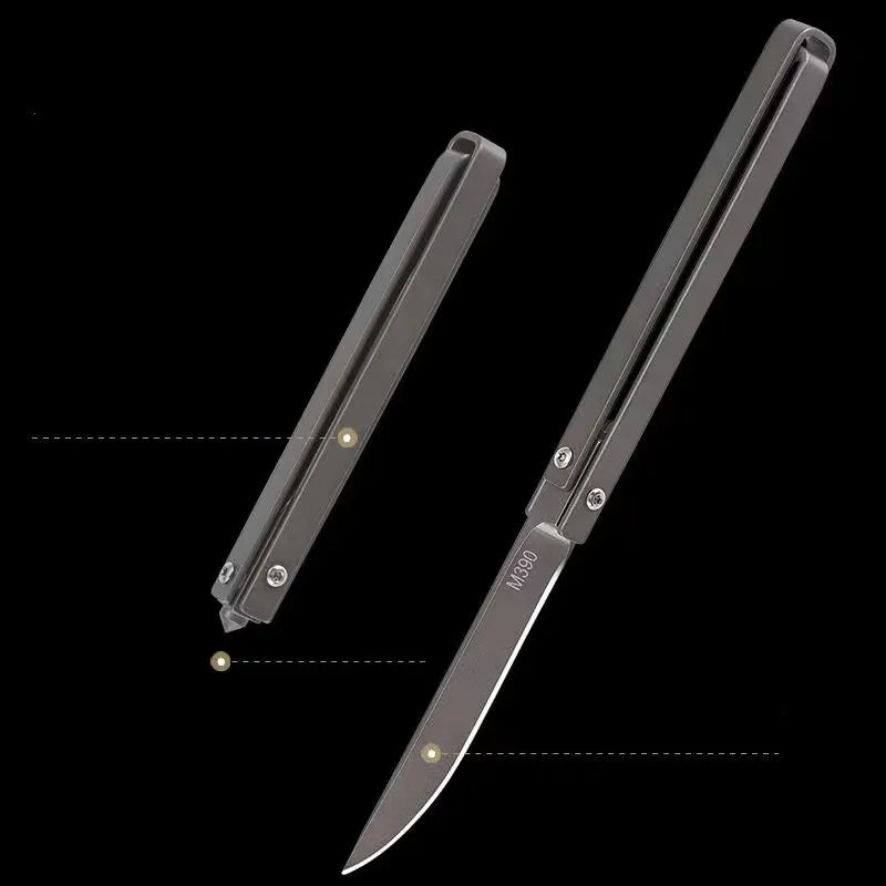 Sharp and High Hardness Folding Kitchen Household Multi functional and Convenient M390 Mechanical Knife