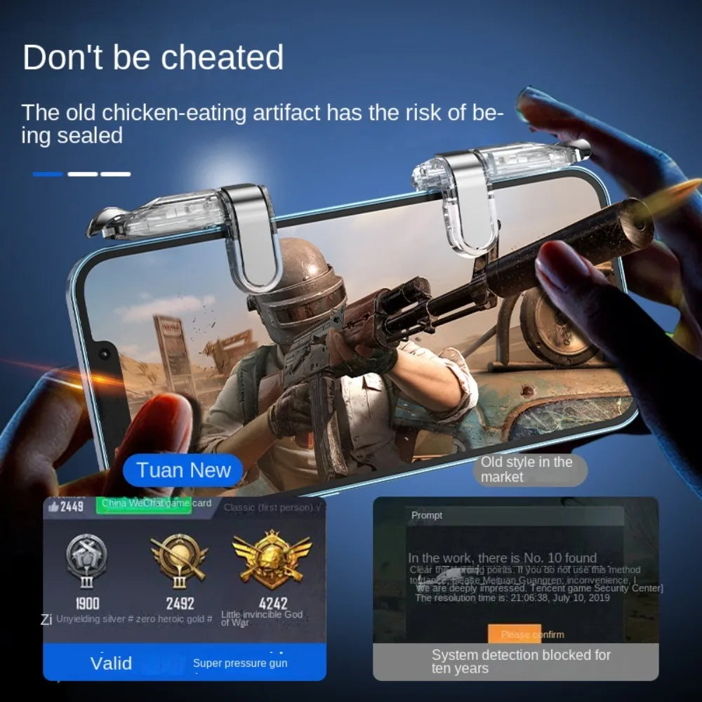 for Mobile Phone for Android phone Joystick Phone Joystick Controller Fire Buttons Gaming Gamepads L1R1 Trigger Gaming Trigger