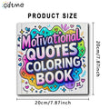Motivational QUOTES Coloring Book For Adults And Teen Featuring Cute Cozy Daily Activities For Relaxation (Cozy Spaces Coloring)