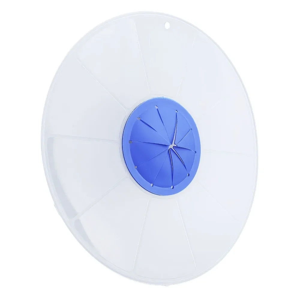 Durable PP Silicone Mixer Splatter Guard Round Transparent Anti Splash Cover Multifunctional Splash Cooking Guard Baking
