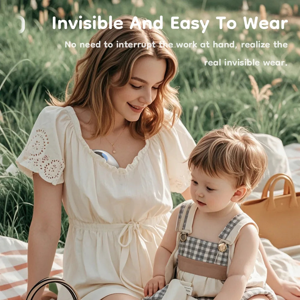 MAMIJOY Wearable Electric Breast Pump 2PCS 4Modes & 36Levels Hands Free Low Niose 210mlCapaciy Gift 10PCS Milk Storage Bag EB46D