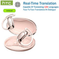 HTC NE35 Wireless Bluetooth Earphone AI Language Translation OWS Low Latency Earbuds Earhook Sports Music Headphone With Mic