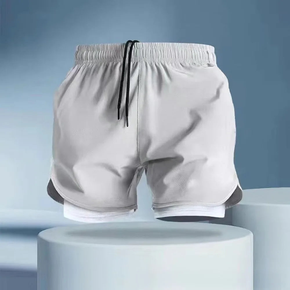 Men's Sports Shorts: Fashionable, Comfortable and Close-Fitting, Perfect for Beaches, Swimming Pools and Hot Springs!