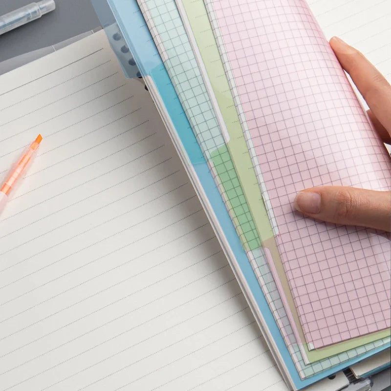 60Sheet Replaceable Refill Loose Leaf Notebook A4 A5 B5 Spiral Binder Paper Index Writing Book Stationery Office School Supplies