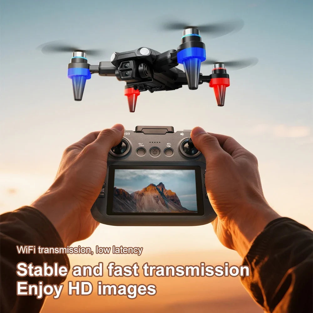 Lenovo M9 GPS Foldable Drone 4K Dual Camera 5G WIFI FPV Brushless Optical Flow Altitude Hold Quadcopter Drone