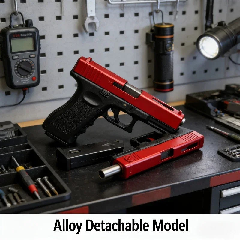 G18 Manual Bb Bullet Launcher - Realistic Design With Spare Magazine, Perfect For Outdoor Team Games