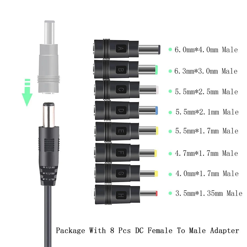 Elough WiFi to Power bank Cable Connector USB DC 5V to 12V Cable Boost Converter Step-up Cord For Wifi Router Modem Fan Speaker