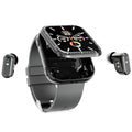 Waterproof Smartwatch 2 En 1 Equipped With TWS Earphones Smart Watch Men Women Sports Heart Rate Health Monitoring BT Call Music
