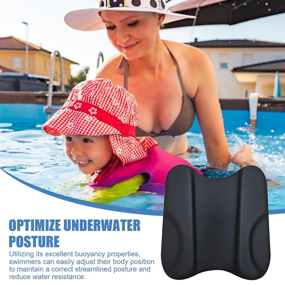 Training Float for Swimming Pool Unisex Training Board Leg Float Lightweight Pool Training Aid for Beaches Swimming Pools