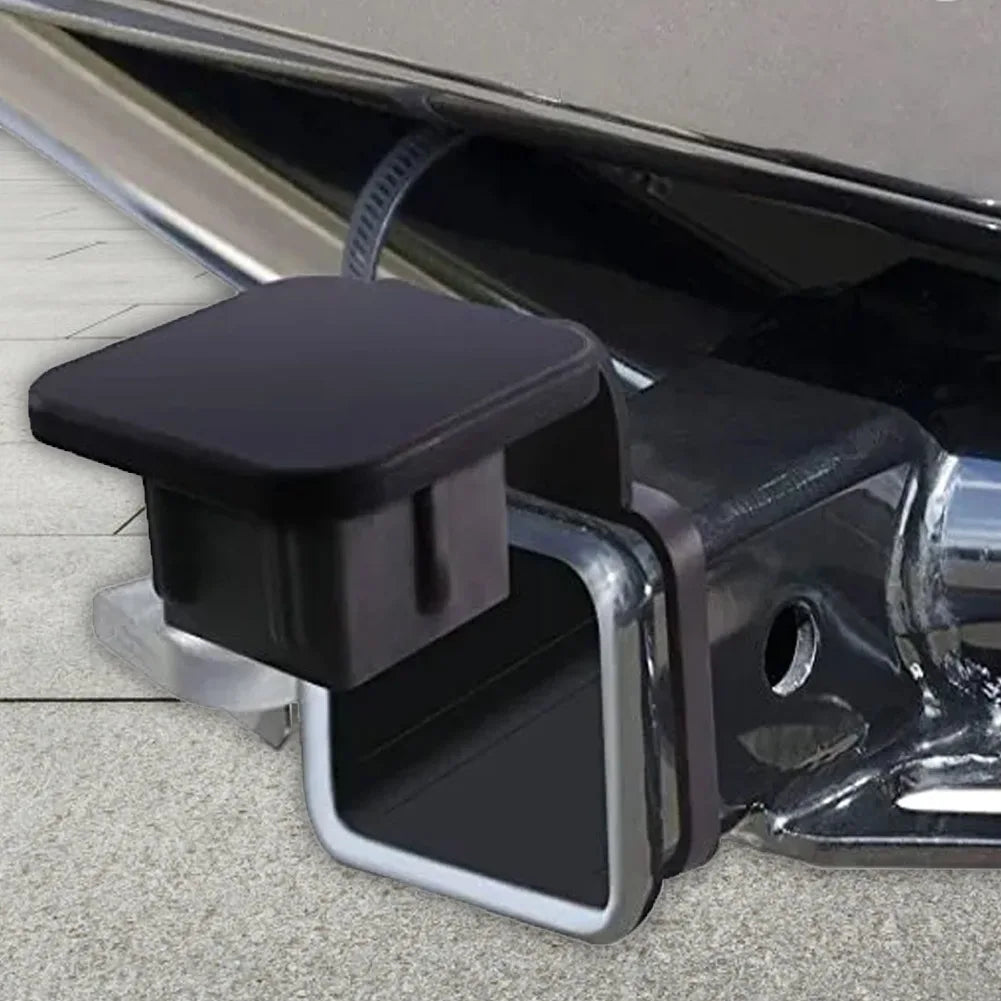 2 Inch American Flag Trailer Hitch Cover Metal Hitch Cover Fit For 2 Inch Hitch Receivers,2'' Rubber Hitch Tube Cover Plug