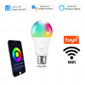 Tuya Smart WiFi LED Light Bulb E27 15W 20W 220V 110V Alexa Compatible RGBCW Led Lamp For Smart Life Google Assistant Home Decor