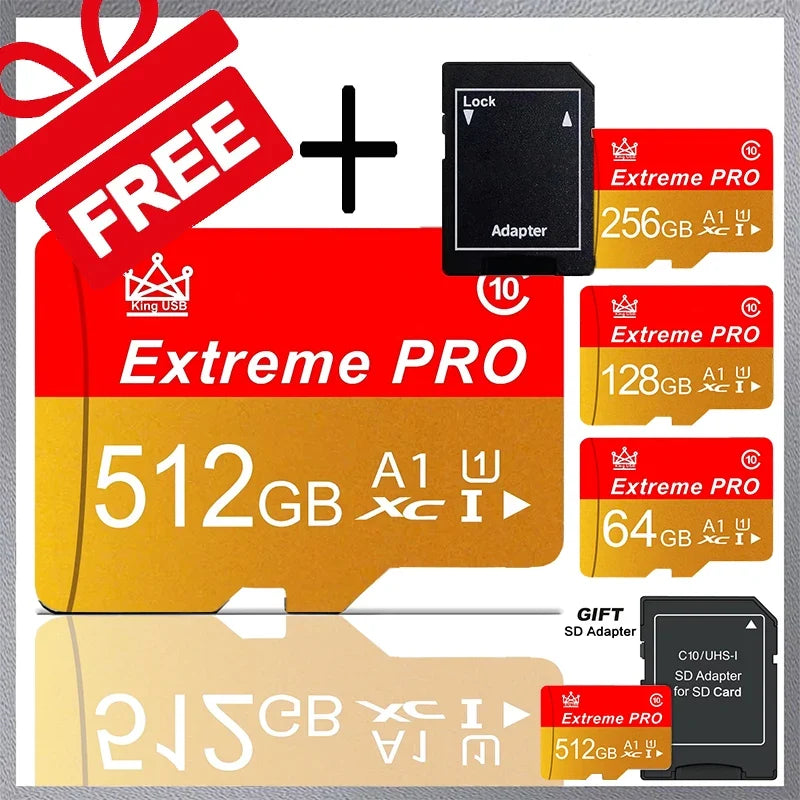 Mini SD Memory Card CCTV CAMERA 4/8/16/32/64/128/256/512GB High Speed Class10 Extreme pro 4/8/16/32/64/128/256/512GB